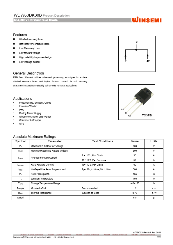 WDW60DK30B