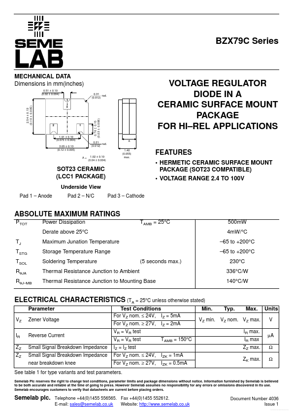 BZX79C27