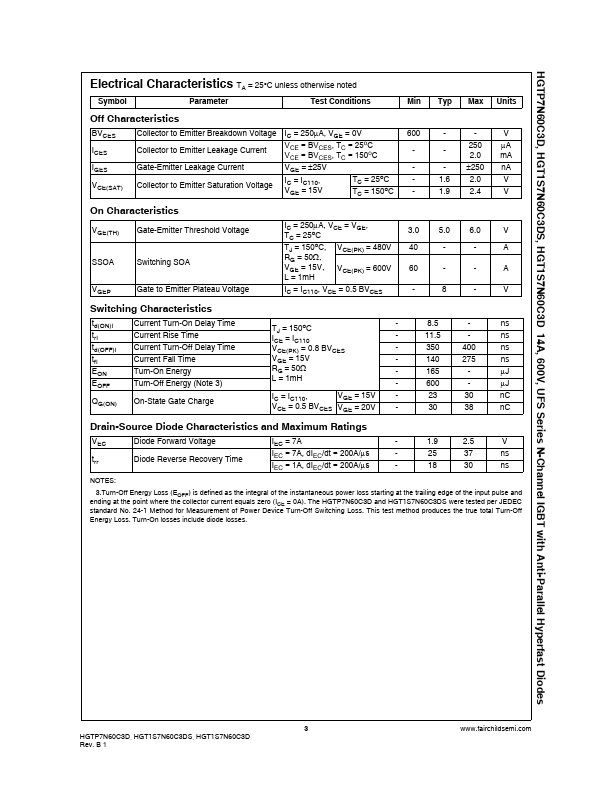 HGT1S7N60C3DS