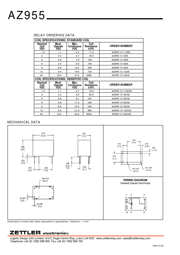 AZ955-1C-1.5DE