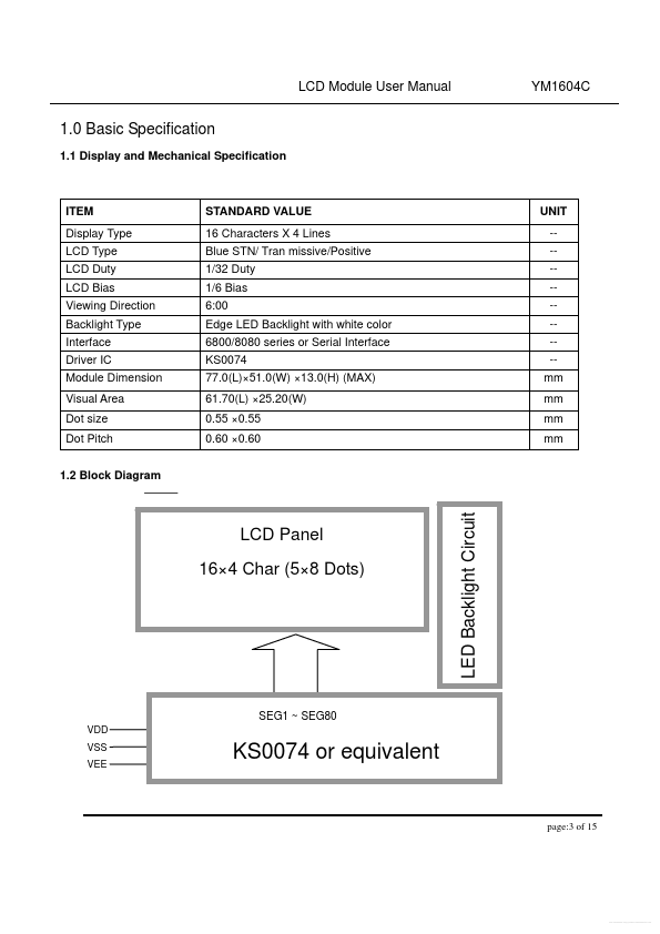 YM1604C