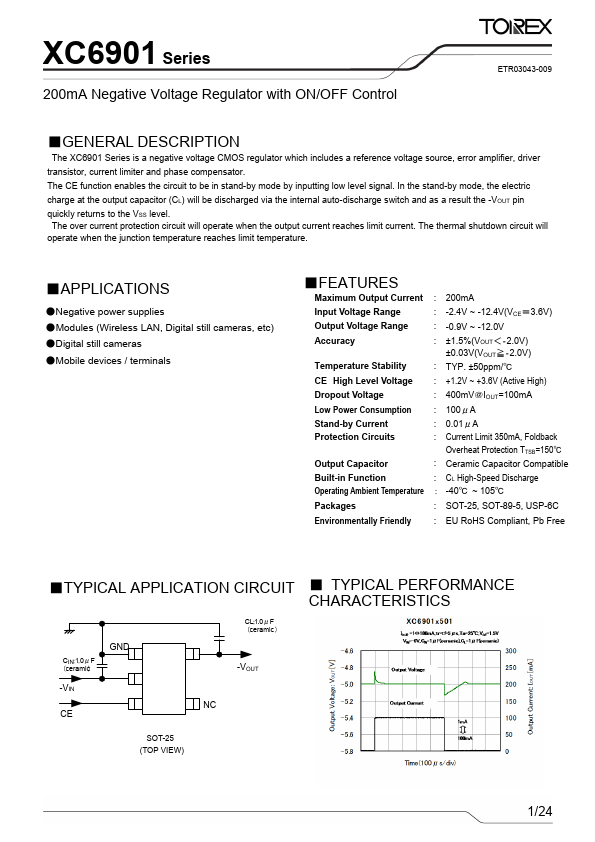 XC6901 datasheet page 1 preview