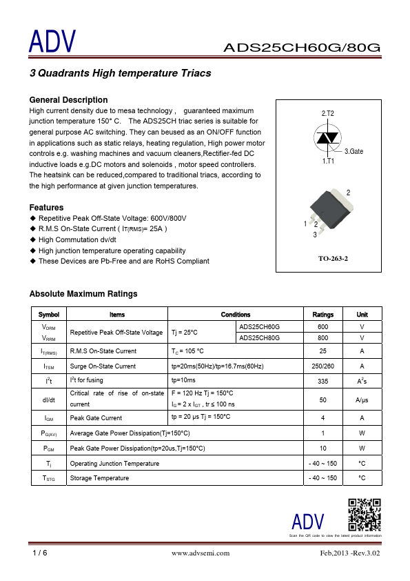 ADS25CH60G