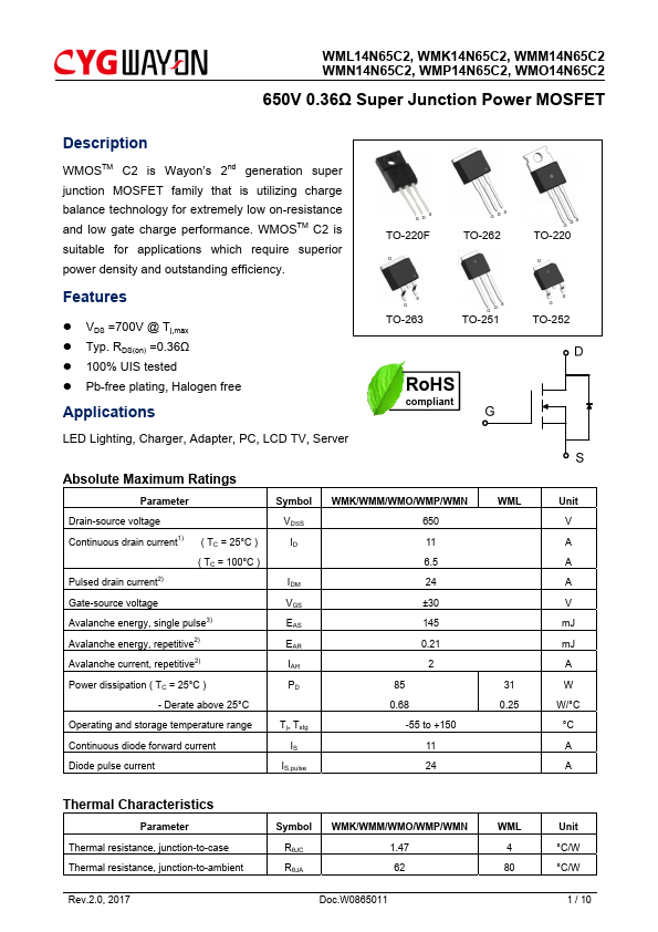 WMK14N65C2