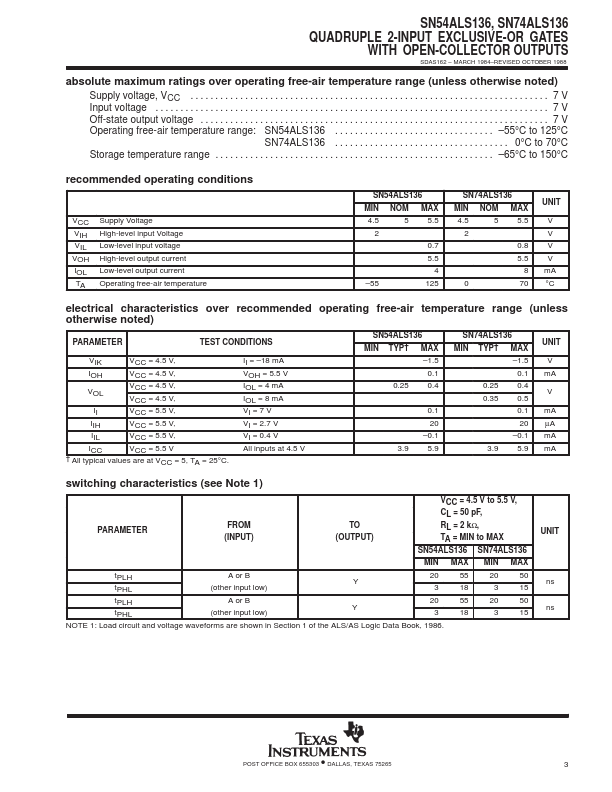 SN74AS136