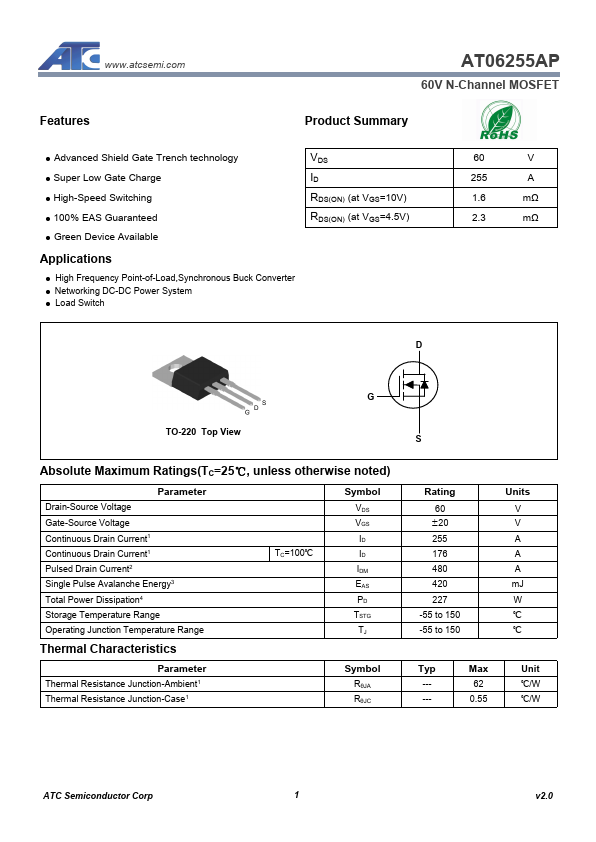 AT06255AP Datasheet Preview