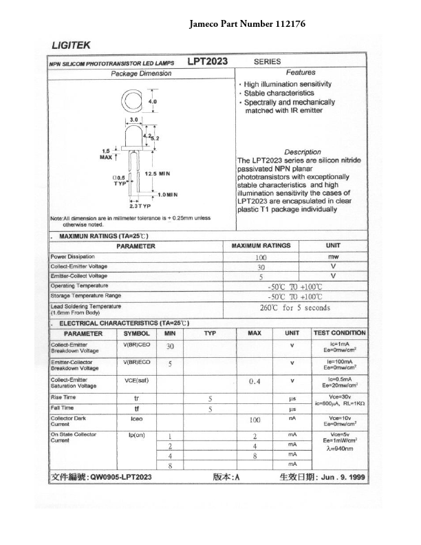 LPT2023 Datasheet Preview