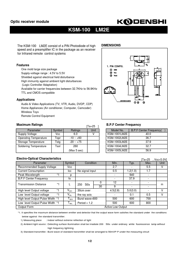 KSM-1001LM2E