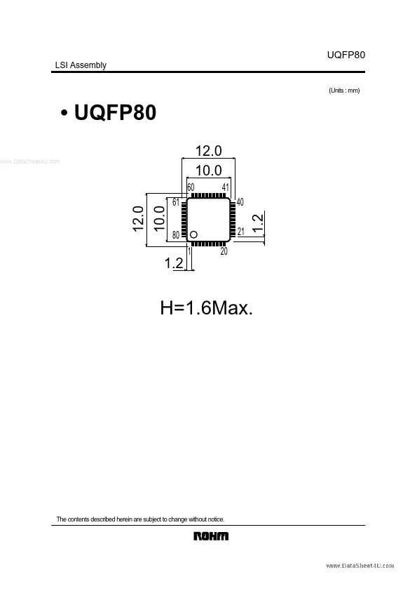 UQFP80