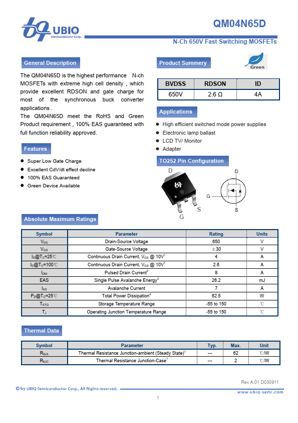 QM04N65D