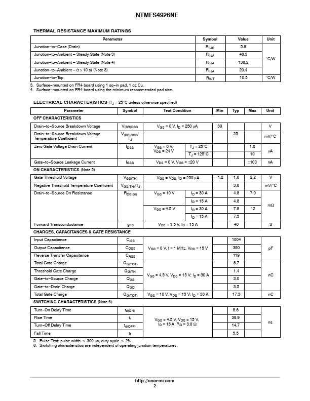 NTMFS4926NE