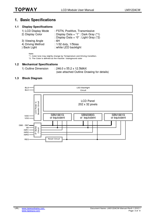 LM3122ACW