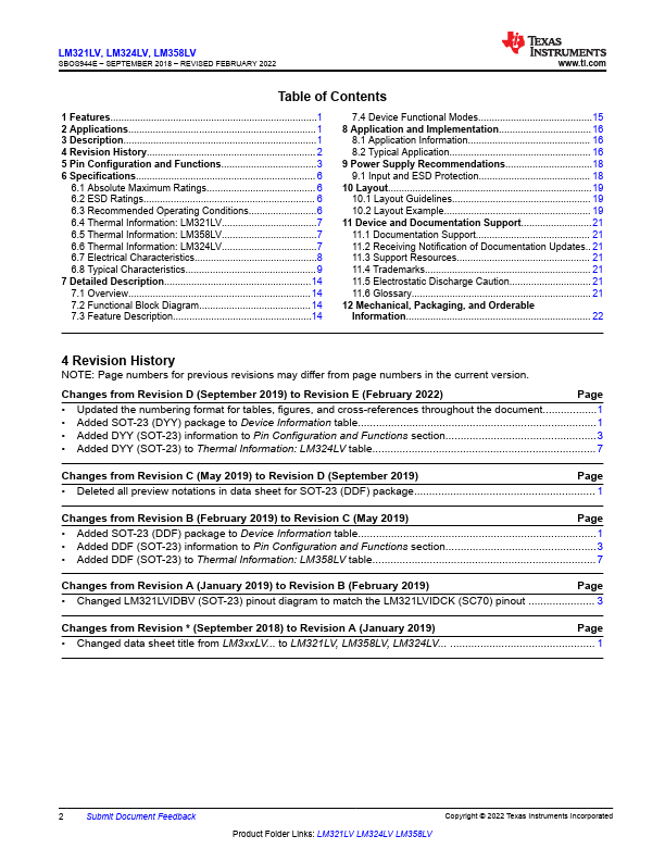 LM358LV Datasheet Preview