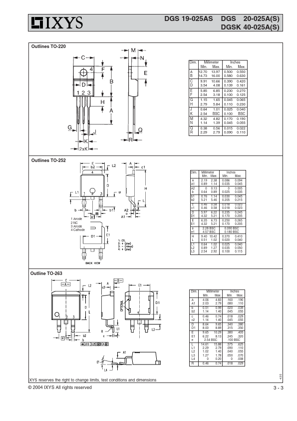 DGS20-025AS