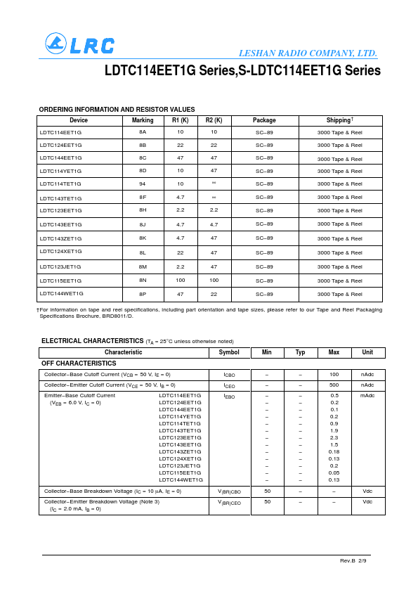 LDTC114EET1G