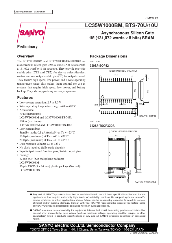 LC35W1000BTS-70U