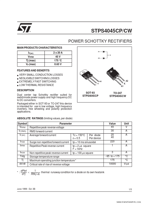 STPS4045CP