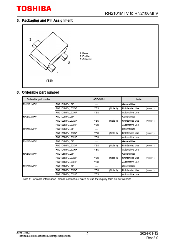 RN2106MFV