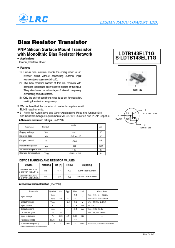 LDTB143ELT3G