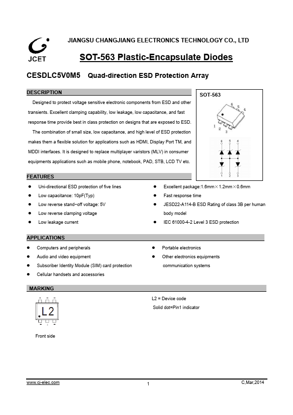 CESDLC5V0M5