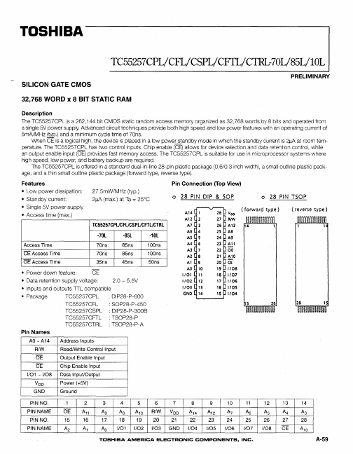 TC55257CFL-70L