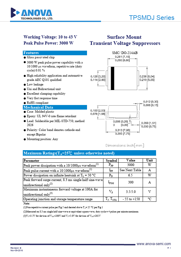 TPSMDJ19A