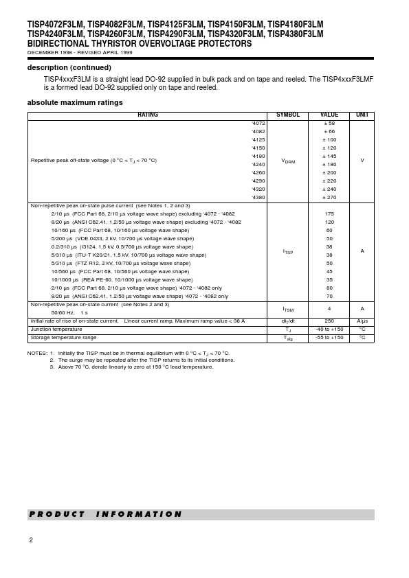 TISP4150F3LM