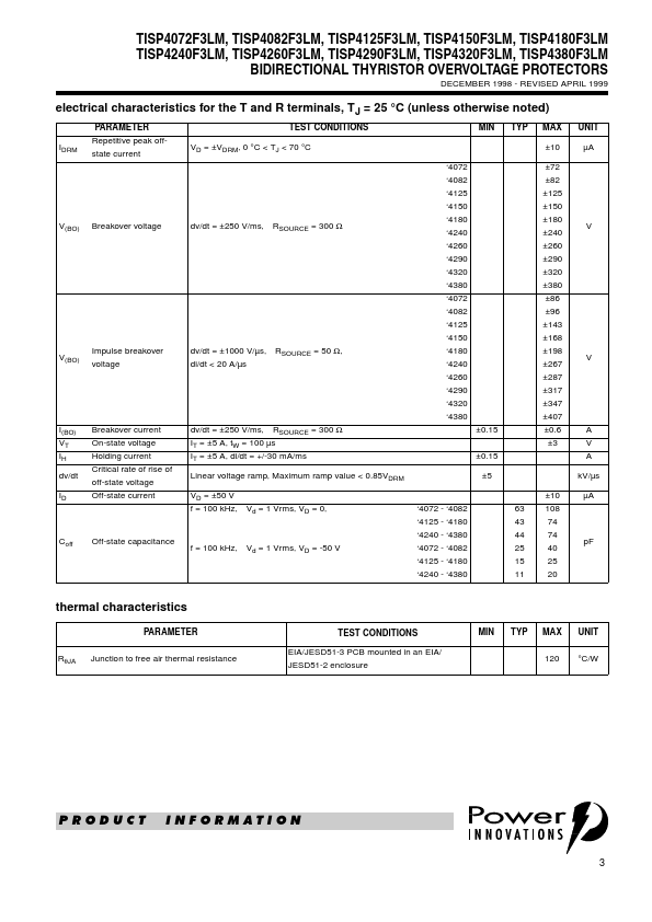 TISP4150F3LM