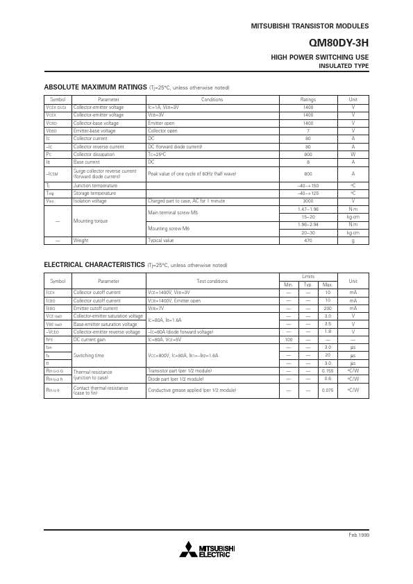 QM80DY-3H