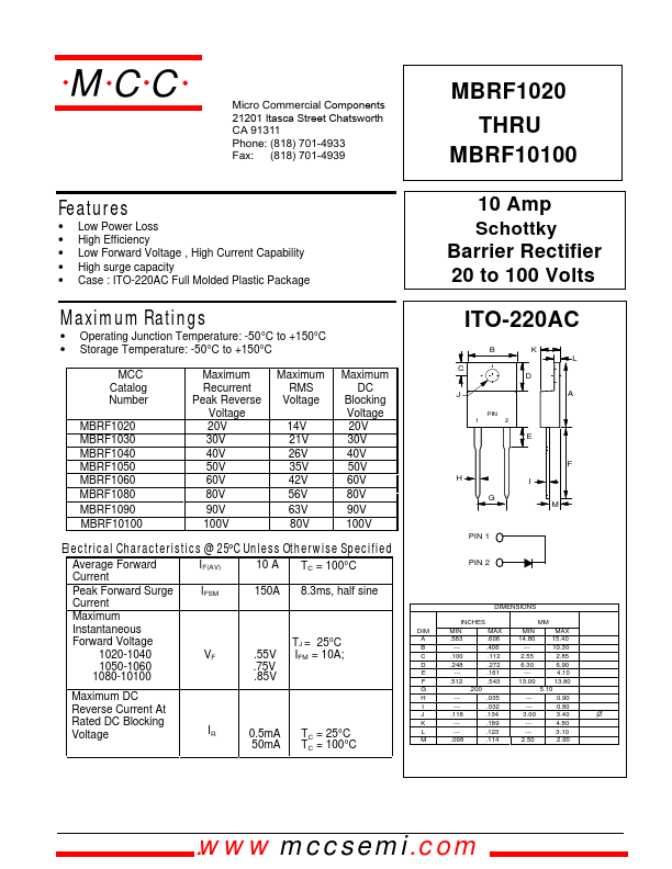 MBRF1030