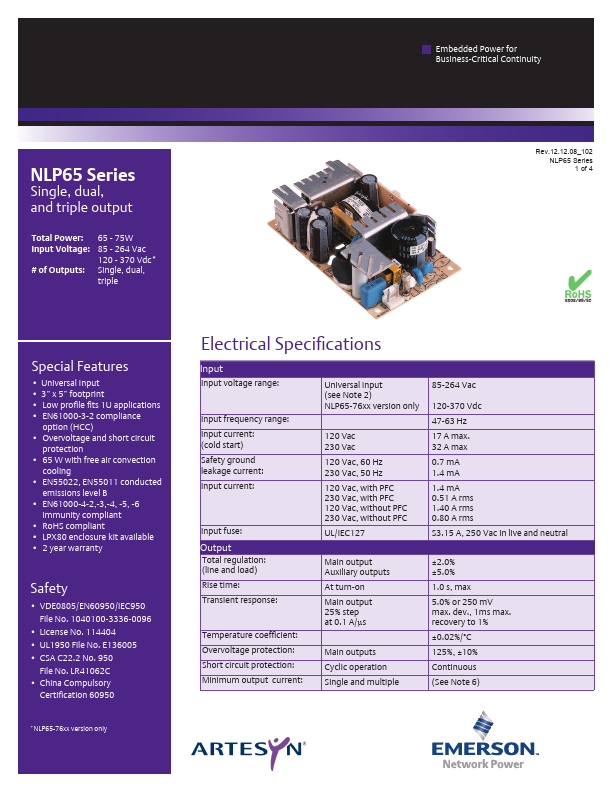 NLP65-7612GJ