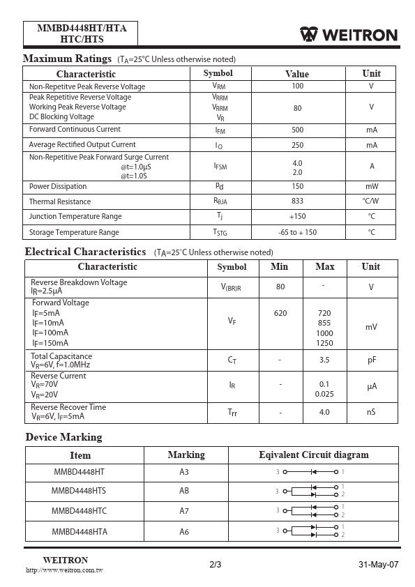 MMBD4448HTC