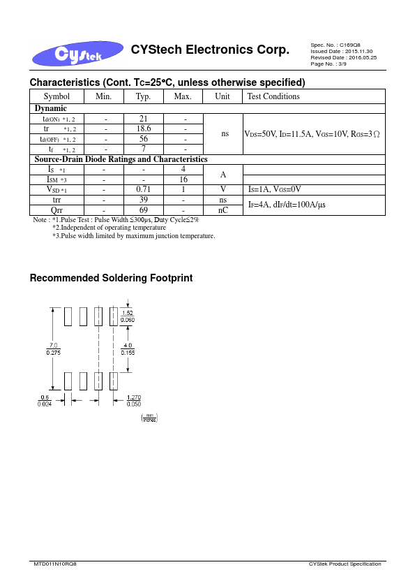 MTD011N10RQ8