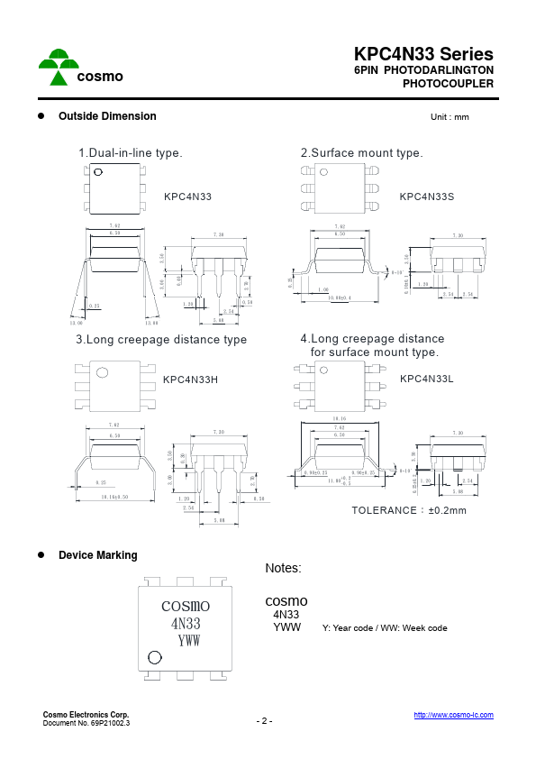 datasheet Preview Page 2