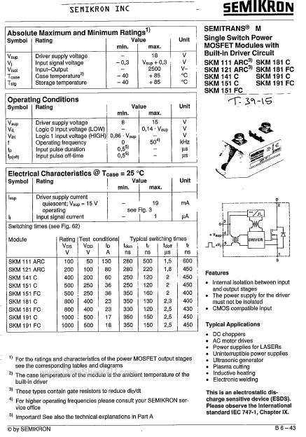 SKM121ARC