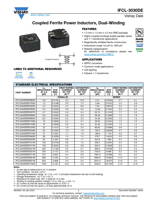 IFCL-3030DE Datasheet Preview