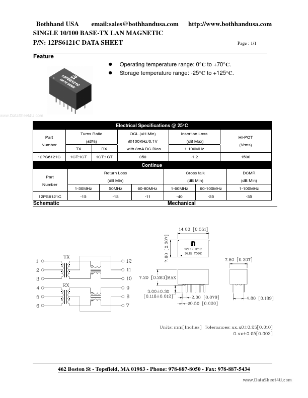 12PS6121C