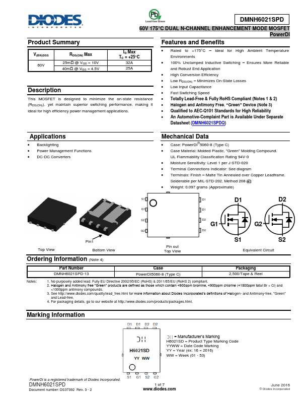 DMNH6021SPD