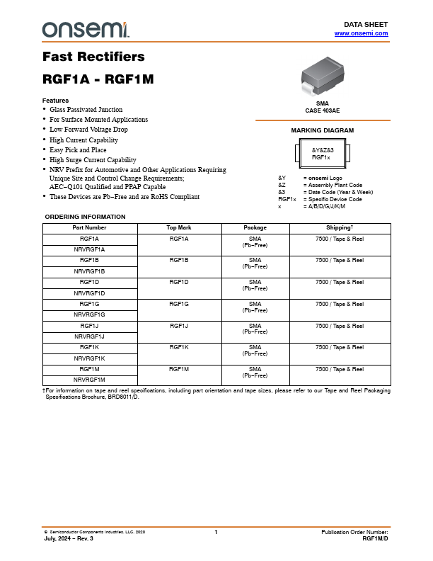 RGF1A Datasheet Preview