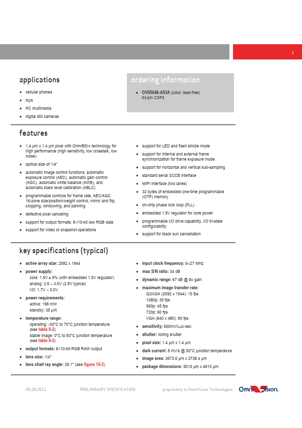 OV5648 page 2 preview