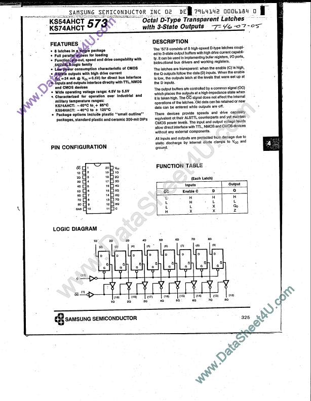 KS74AHCT573