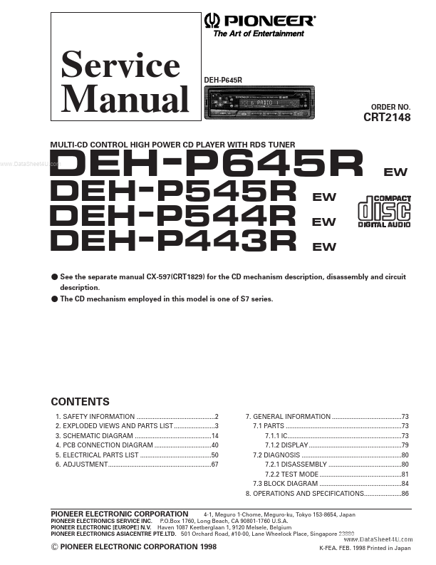 DEH-P544R