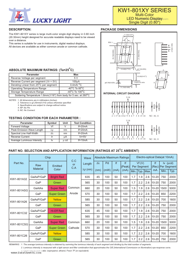 KW1-801XY