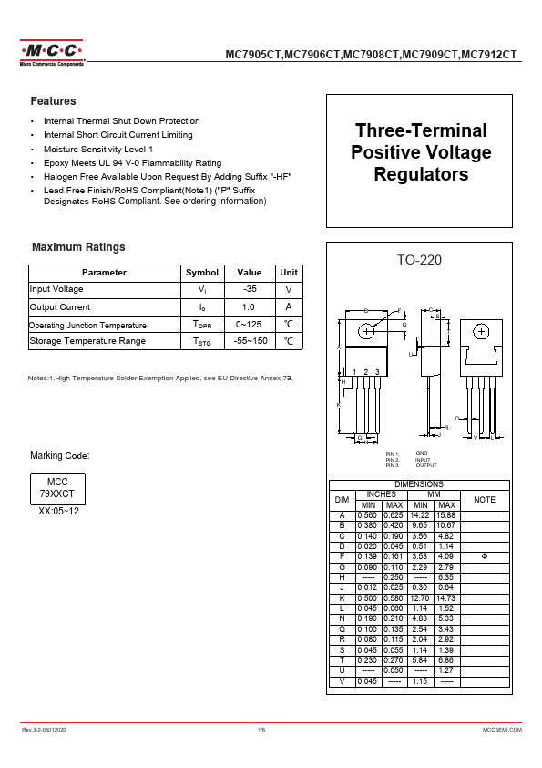 MC7909CT