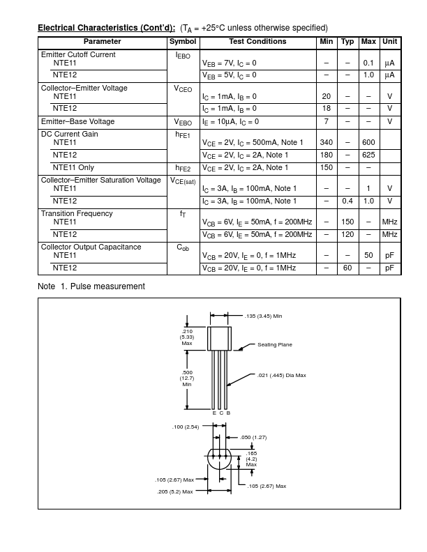 NTE12