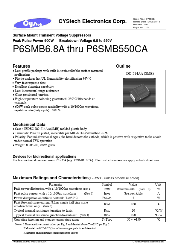 P6SMB400A