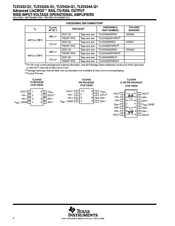 TLV2434A-Q1