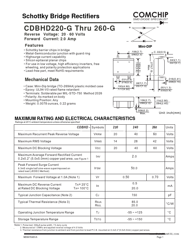 CDBHD260-G