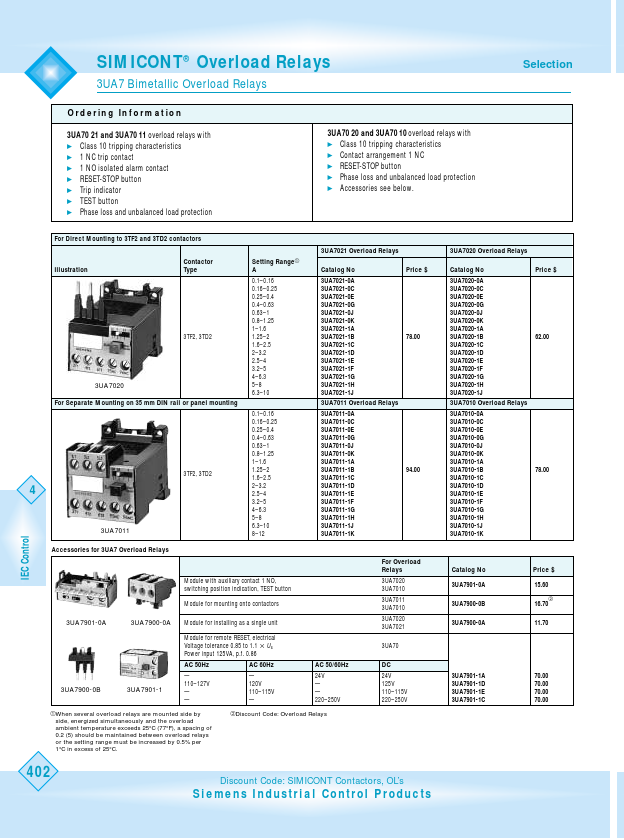 3UA7010-1E