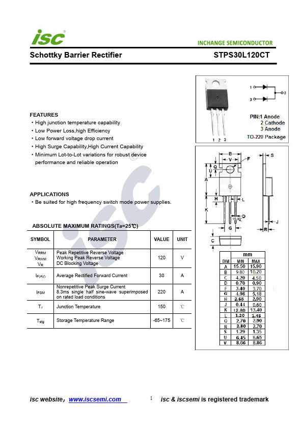 STPS30L120CT